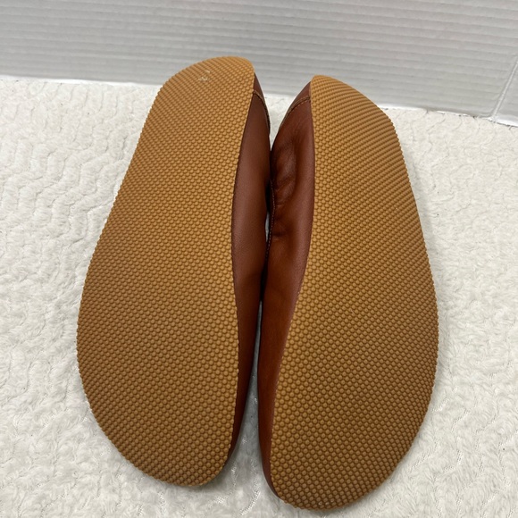 AINTAP Barefoot Men’s Sz 45 US 12 Handmade Turkey Brown Leather Slip On Shoes - Picture 10 of 12